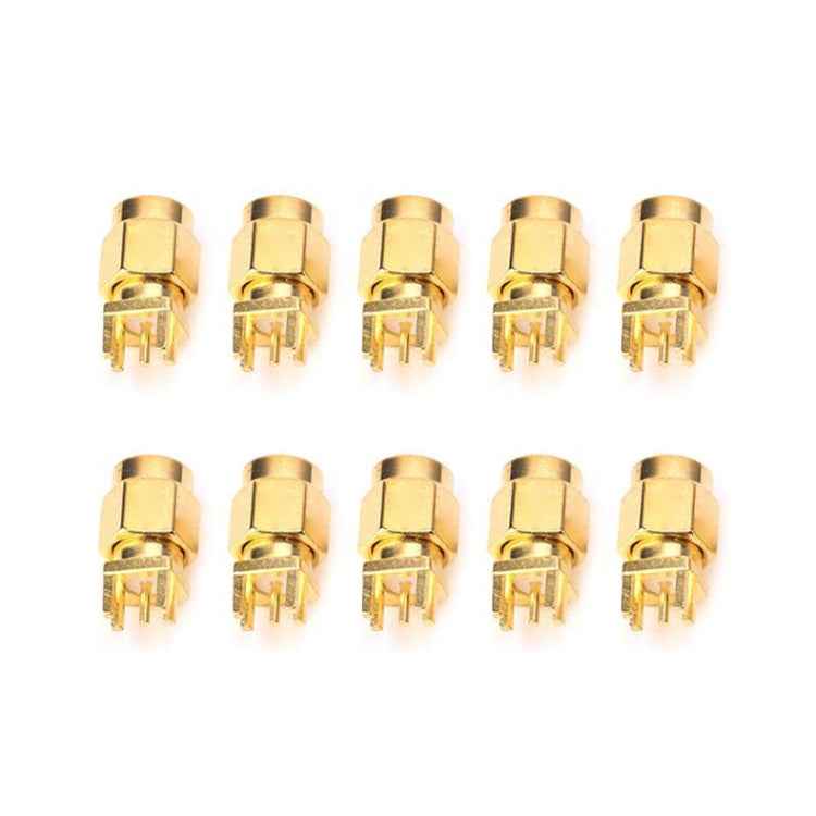 10 PCS 1.6mm SMA Female Jack PCB Clip Mount RF Connectors