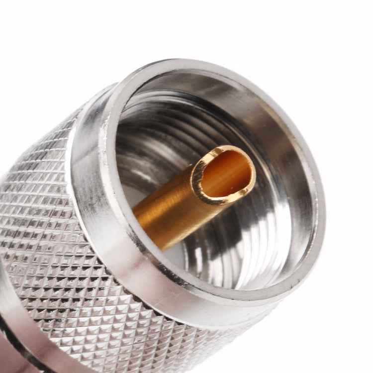 UHF Male PL259 Clamp Adapter