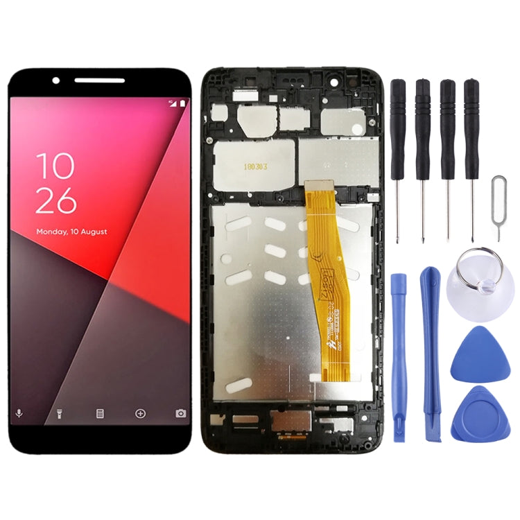 LCD Screen and Digitizer Full Assembly With Frame for Vodafone Smart N9 / VFD720