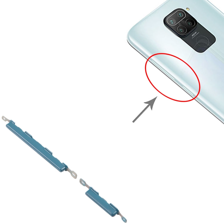 Power Button and Volume Control Button for Xiaomi Redmi Note 9/Redmi 10X 4G, For Xiaomi Redmi Note 9/Redmi 10X 4G