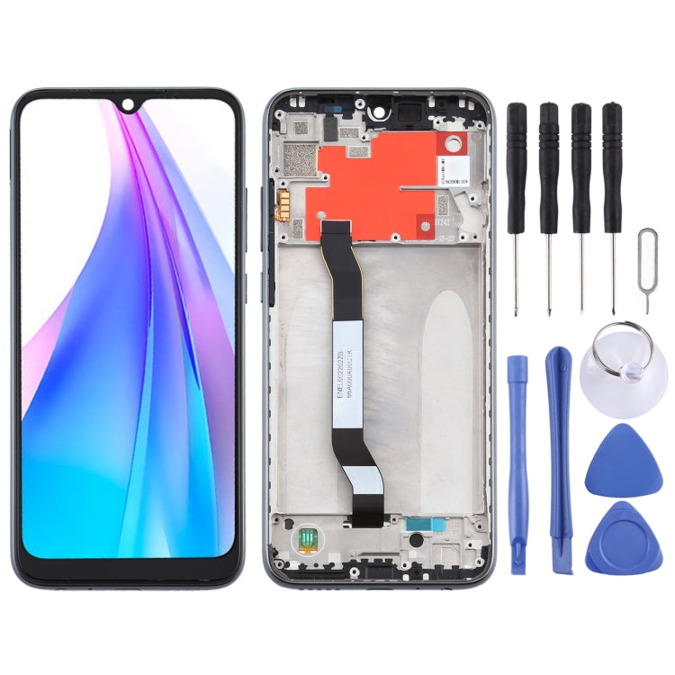 LCD Screen and Digitizer Full Assembly With Frame for Xiaomi Redmi Note 8T, For Xiaomi Redmi Note 8T(Silver), For Xiaomi Redmi Note 8T