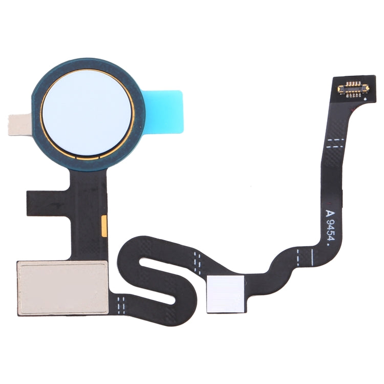 Cable flexible del sensor de huellas dactilares para Google Pixel 4a, rosa y azul.