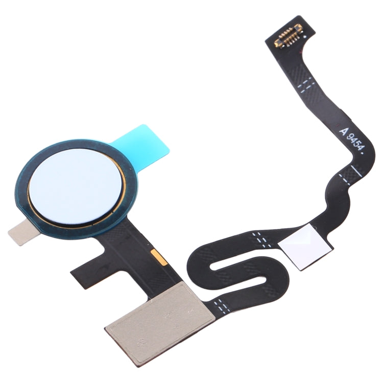 Cable flexible del sensor de huellas dactilares para Google Pixel 4a, rosa y azul.