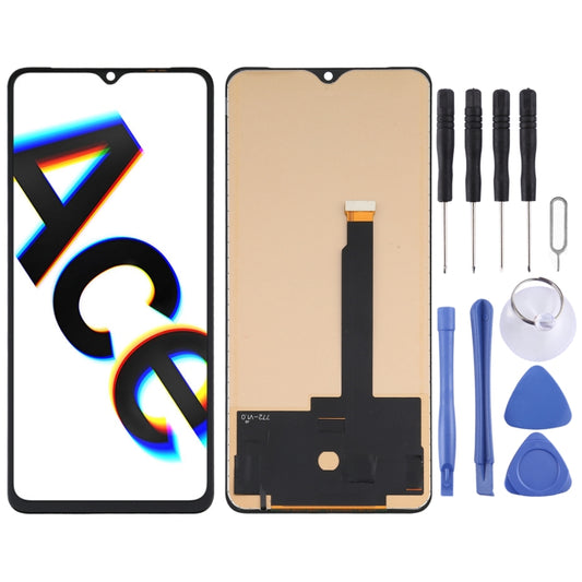 Pantalla LCD TFT y digitalizador completo (no compatible con identificación de huellas dactilares) para OPPO Reno ACE / Realme X2 Pro, para OPPO Reno ACE (TFT)