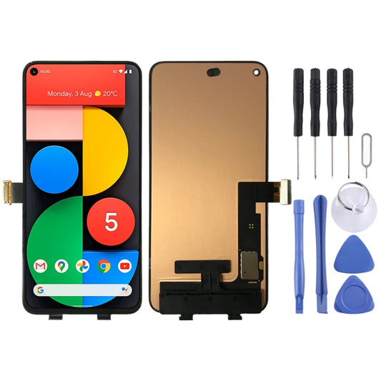 Écran LCD OLED d'origine et numériseur complet pour Google Pixel 5 GD1YQ GTT9Q (Original)