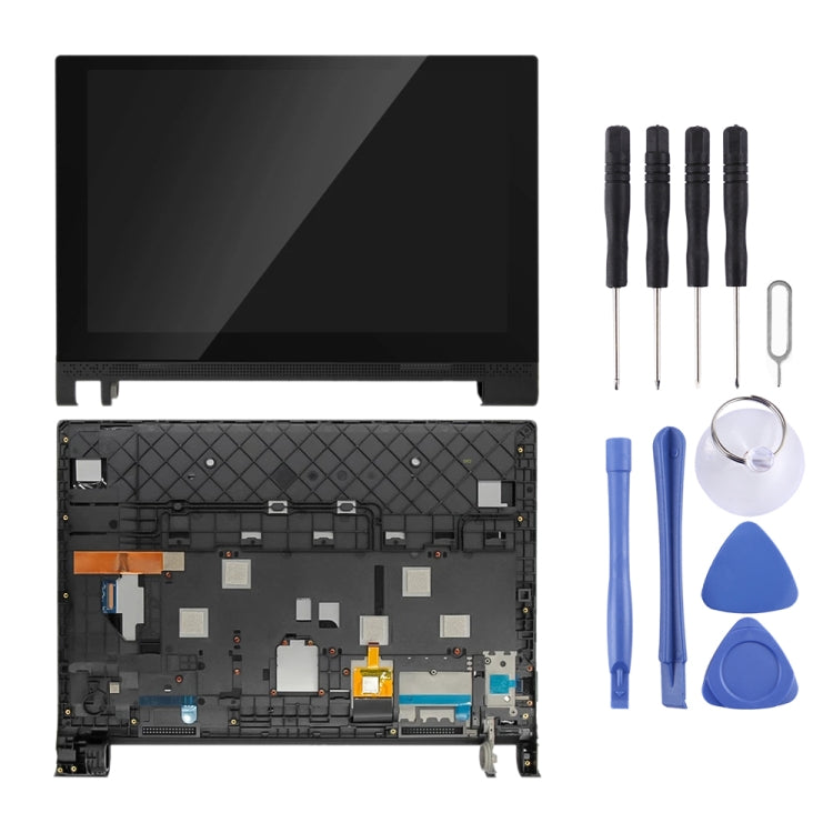 LCD Screen and Digitizer Full Assembly With Frame for Lenovo YOGA Tab 3 10.1 YT3-X50F YT3-X50