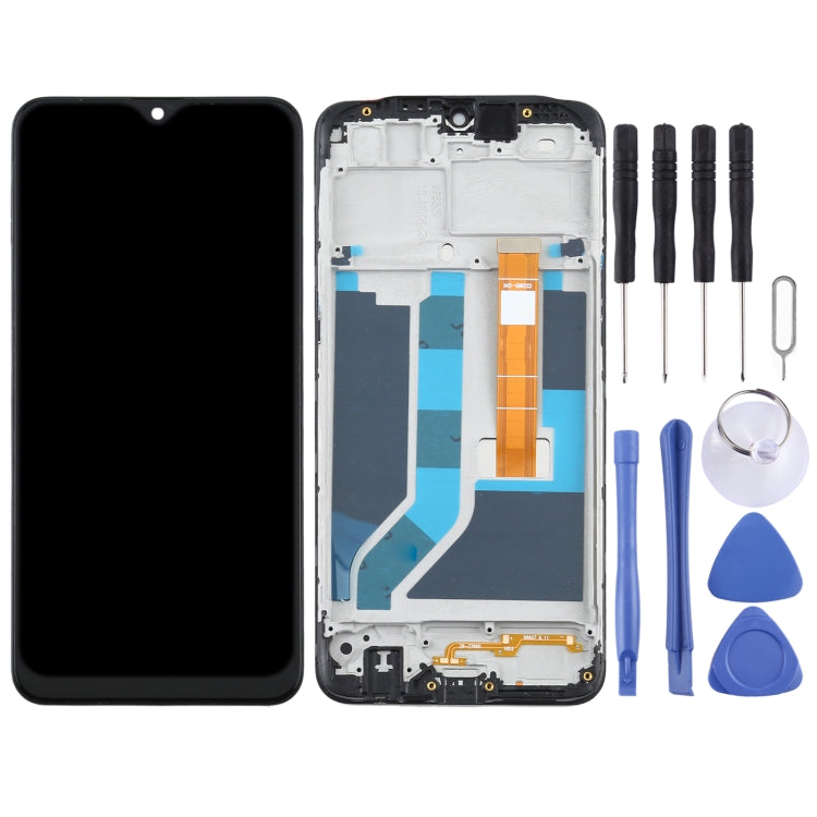 LCD Screen and Digitizer Full Assembly With Frame for OPPO A5S CPH1909 CPH1920 CPH1912