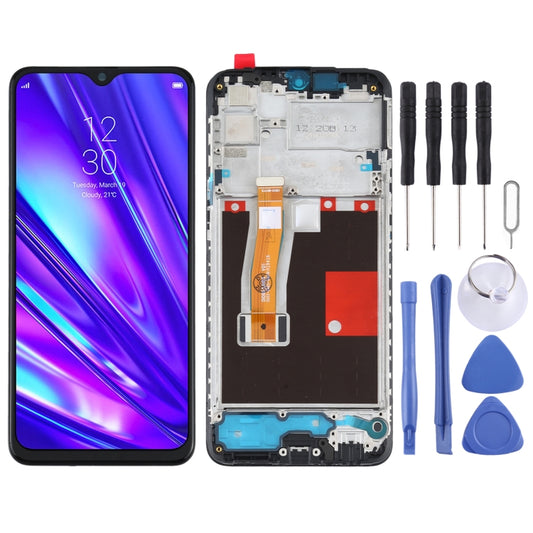 Pantalla LCD y digitalizador completo con marco para OPPO Realme 5 Pro / Realme Q RMX1971, para OPPO Realme 5 Pro