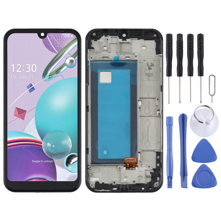 LCD Screen and Digitizer Full Assembly With Frame for LG K31 LM-K300Q, LMK300