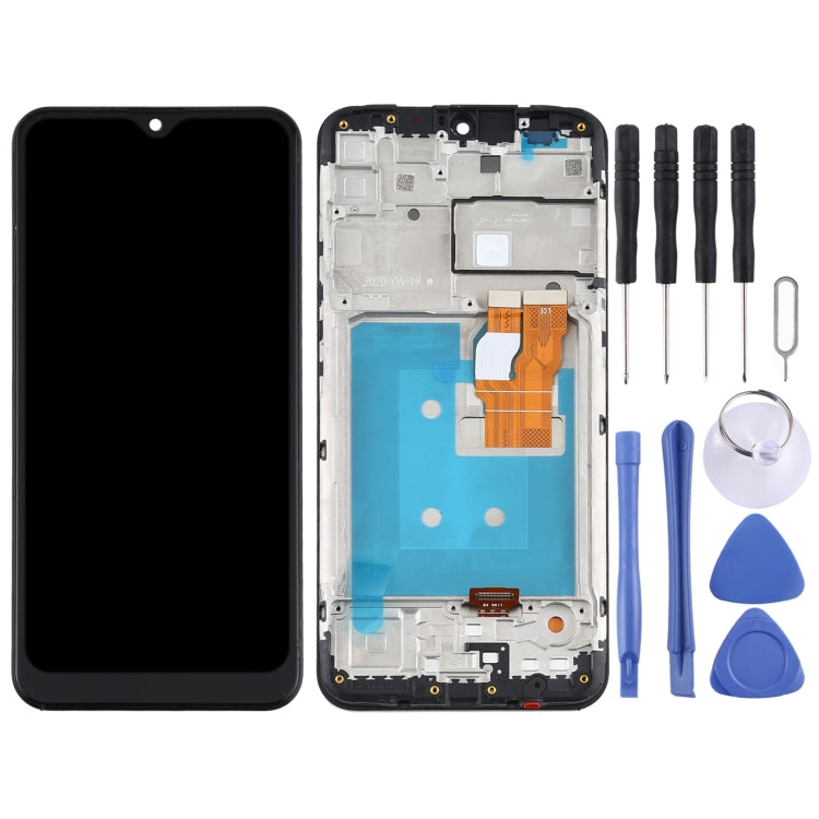 LCD Screen and Digitizer Full Assembly With Frame for LG K22 LMK200Z, LMK200E, LMK200B, LM-K200