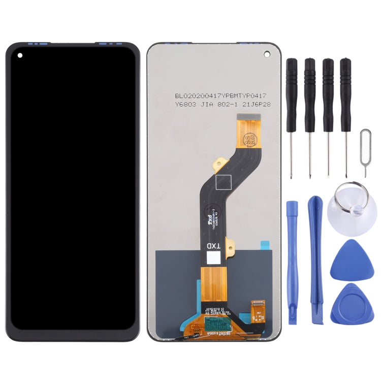 LCD Screen and Digitizer Full Assembly for Tecno Pova LD7
