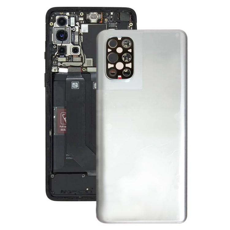 Tapa trasera de batería con tapa para lente de cámara para OnePlus 8T+ 5G