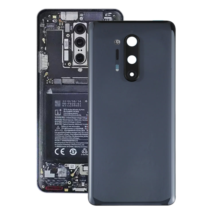 Tapa trasera de batería con tapa para lente de cámara para OnePlus 8 Pro, para OnePlus 8 Pro, para OnePlus 8 Pro (con tapa para lente de cámara)
