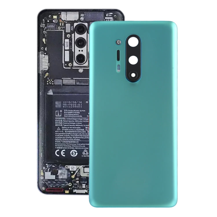 Tapa trasera de batería con tapa para lente de cámara para OnePlus 8 Pro, para OnePlus 8 Pro, para OnePlus 8 Pro (con tapa para lente de cámara)