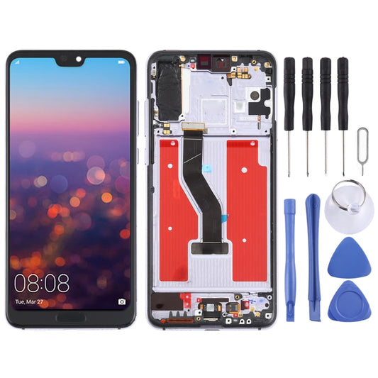Pantalla LCD y digitalizador completo con marco para Huawei P20 Pro, para Huawei P20 Pro