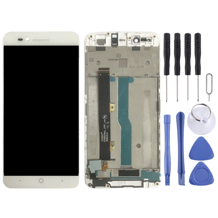 LCD Screen and Digitizer Full Assembly with Frame for ZTE Blade A610 / A610C / A612, For ZTE Blade A610