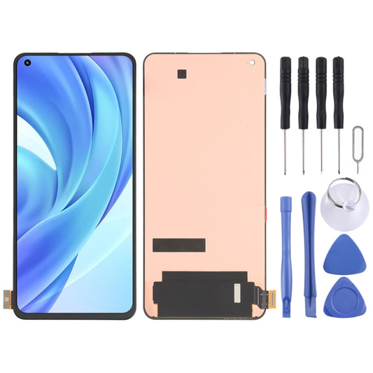 Pantalla LCD y digitalizador AMOLED original, ensamblaje completo para Xiaomi Mi 11 Lite/11 Lite 5G NE M2101K9AG, para Xiaomi Mi 11 Lite (original)