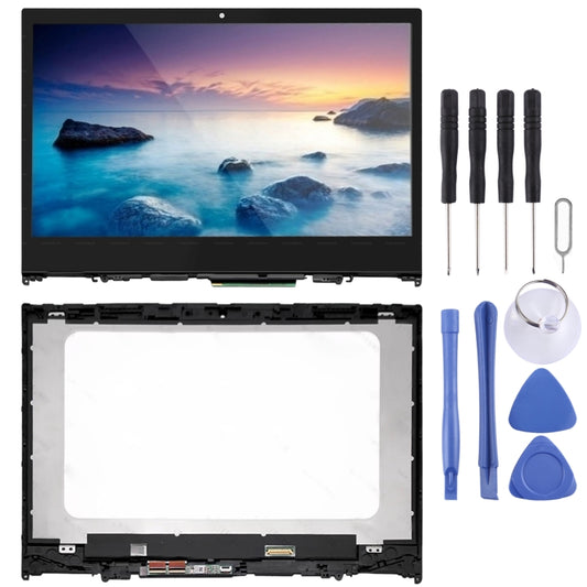 Écran LCD HD 1366 x 768 avec châssis pour Lenovo IdeaPad Flex 5-14 5-1470 5-1480 (1366 x 768)