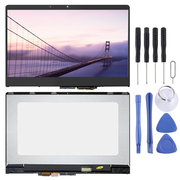 1920 x 1080 FHD LCD Screen and Digitizer Full Assembly with Frame for Lenovo YOGA 710-14ISKIKB 5D10M14182