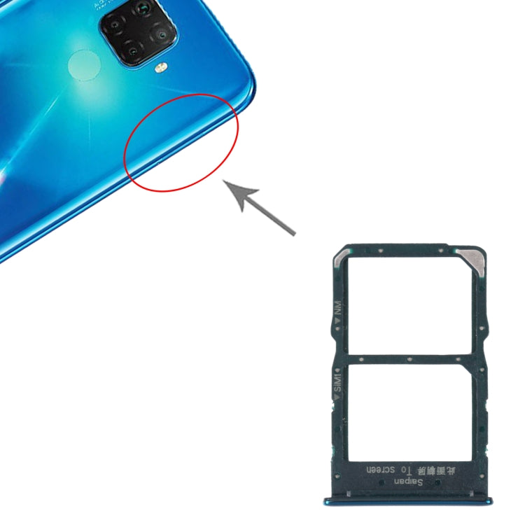 Tiroir pour carte SIM et carte NM pour Huawei Mate 30 Lite