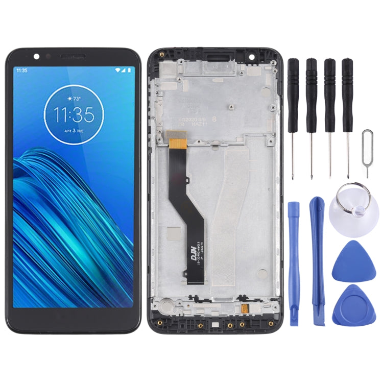 LCD Screen and Digitizer Full Assembly With Frame for Motorola Moto E6 / Moto E XT2005-3 XT2005-1 XT2005DL