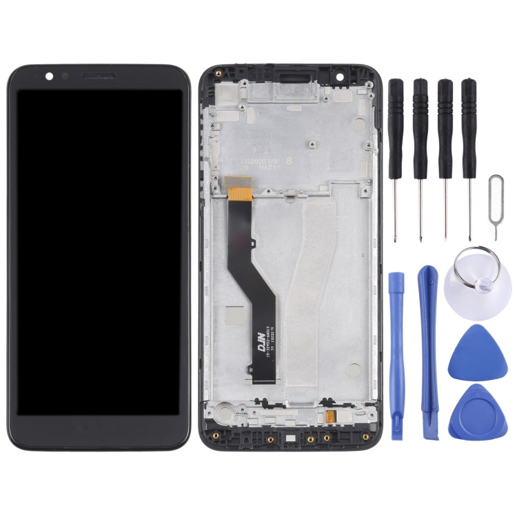 LCD Screen and Digitizer Full Assembly With Frame for Motorola Moto E6 / Moto E XT2005-3 XT2005-1 XT2005DL