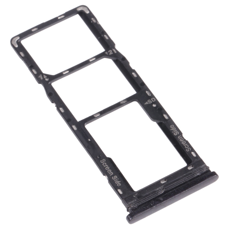 For Tecno Spark 6 Air KE6 KE6J KF6 SIM Card Tray + SIM Card Tray + Micro SD Card Tray, For Tecno Spark 6 Air