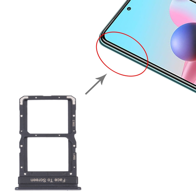 Bandeja para tarjeta SIM + Bandeja para tarjeta SIM para Xiaomi Redmi Note 10 Pro 5G / Poco X3 GT, para Xiaomi Redmi Note 10 Pro 5G
