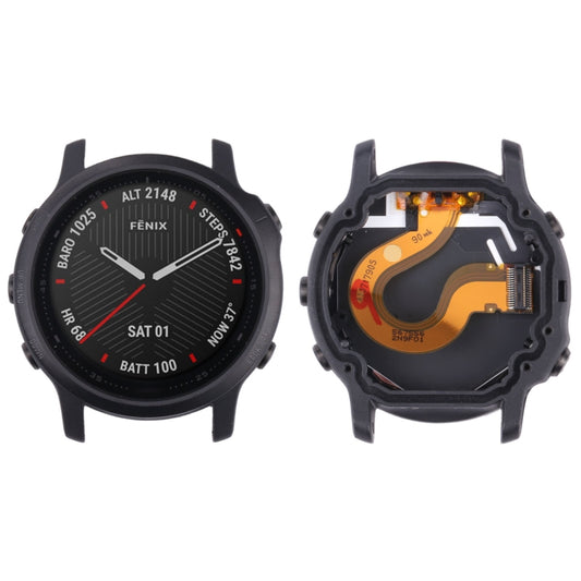 Écran LCD et numériseur complet avec cadre pour Garmin Fenix 6S (doré)