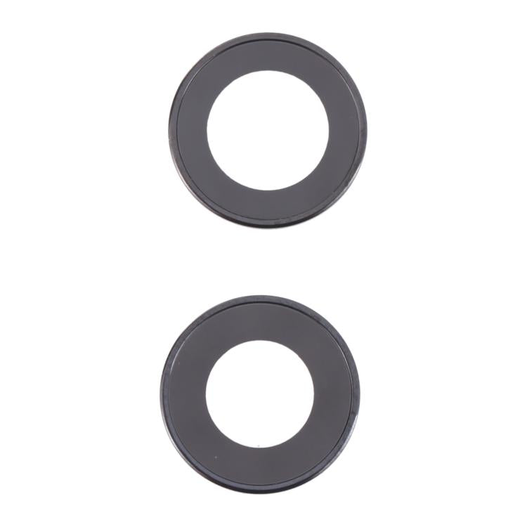 2 PCS Rear Camera Glass Lens Metal Inside Protector Hoop Ring for iPhone 13 / 13 Mini