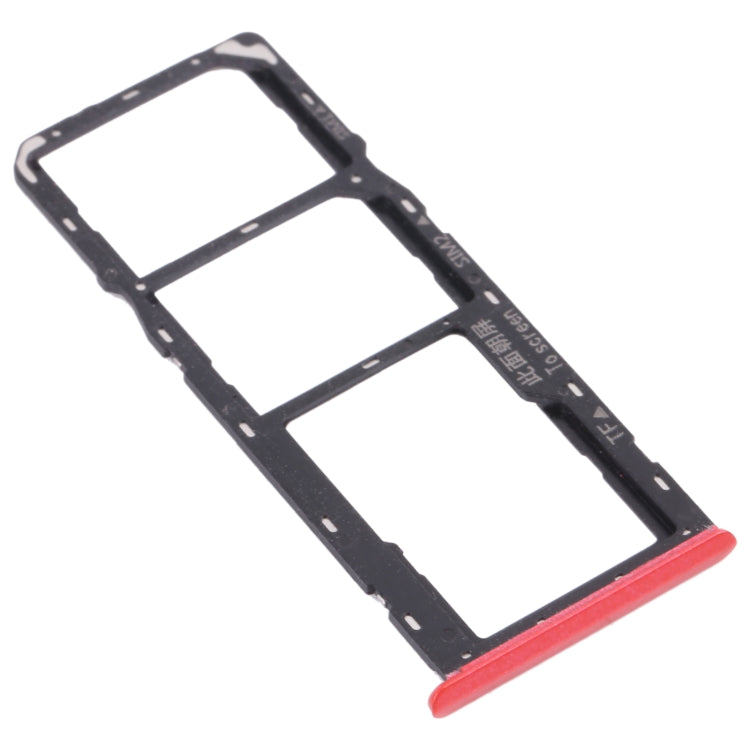 For OPPO Realme C12 RMX2189  SIM Card Tray + SIM Card Tray + Micro SD Card Tray