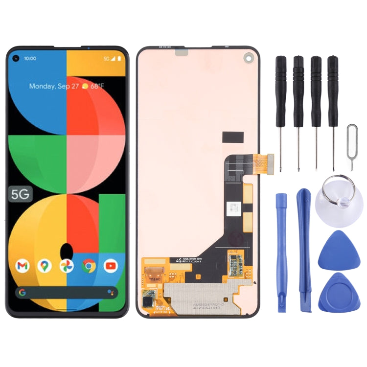 Écran LCD Super AMOLED et numériseur complet d'origine pour Google Pixel 5a 5G (Original)