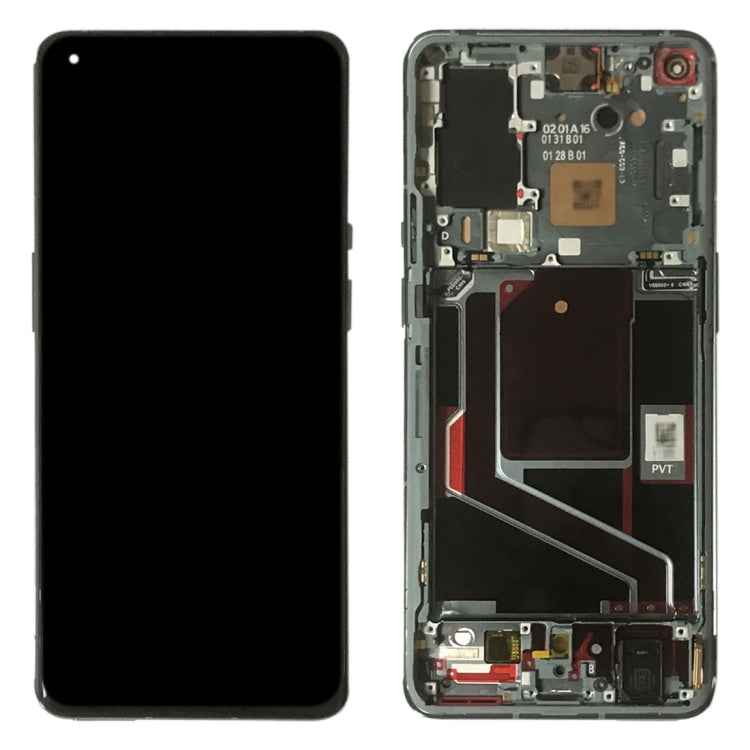 For OnePlus 9 Pro LE2121 LE2125 LE2123 LE2120 Digitizer Full Assembly With Frame Original LCD Screen, For OnePlus 9 Pro(Green)
