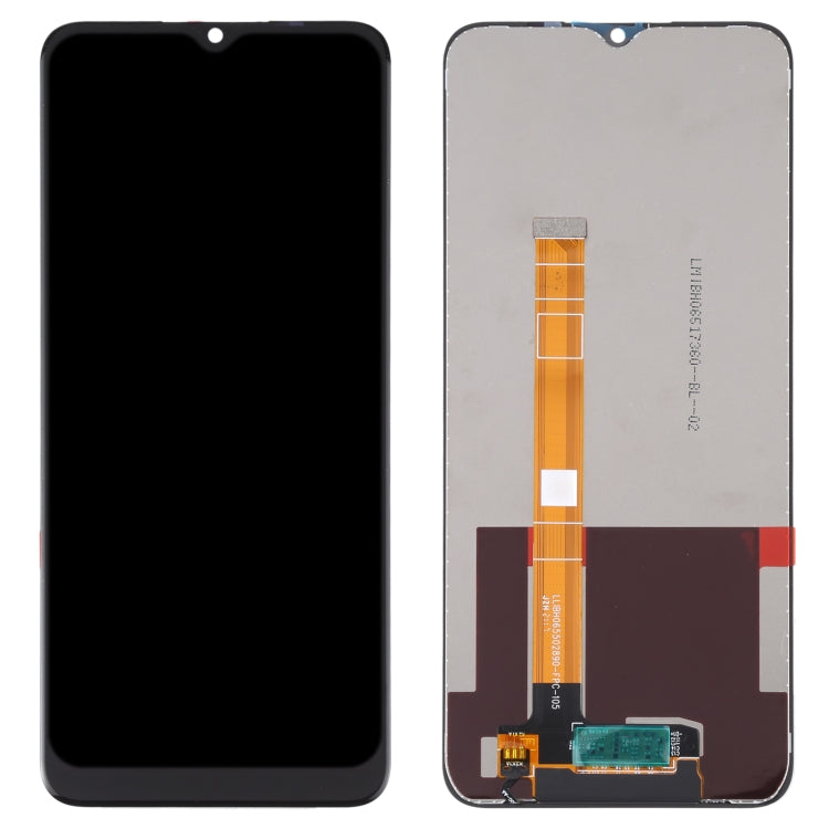 Original LCD Screen and Digitizer Full Assembly for OPPO Realme C21Y RMX3261, For Realme C21Y (Original) - BSPART