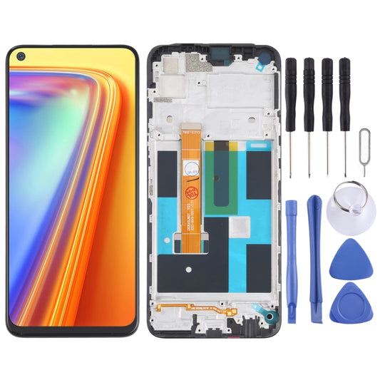 Pantalla LCD y digitalizador completo con marco para OPPO Realme Narzo 20 Pro / Realme 7 (Global) 4G RMX2155, para OPPO Realme 7 (Global) 4G