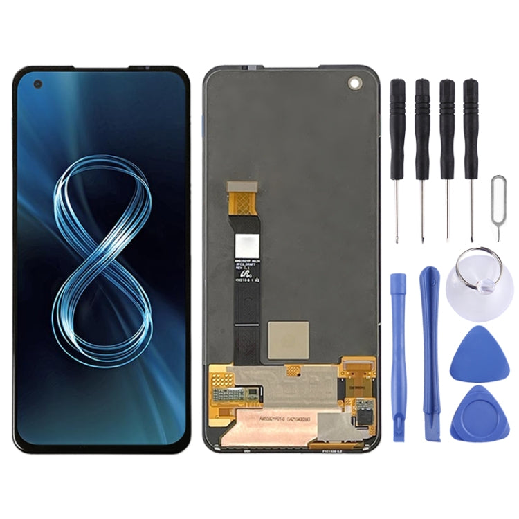 AMOLED Material LCD Screen and Digitizer Full Assembly for Asus Zenfone 8 ZS590KS-2A007EU I006D