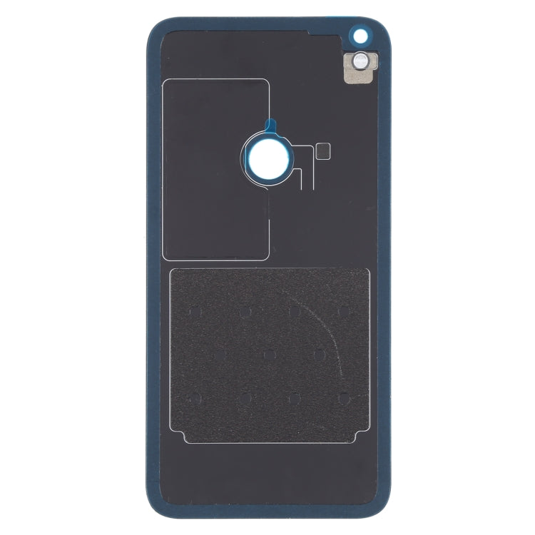 Coque arrière en verre pour Alcatel One Touch Shine Lite 5080, 5080X, 5080A, 5080U, 5080F, 5080Q, 5080D (blanc)