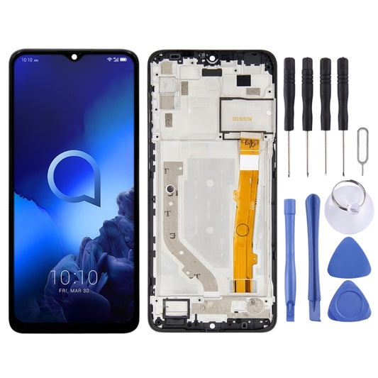 Écran LCD et numériseur complet avec châssis pour Alcatel 3X 2019 5048Y 5048U 5048 OT5048Y OT5048, pour Alcatel 3X 2019