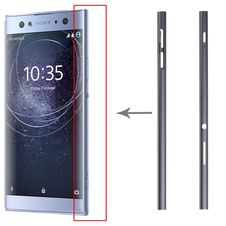 1 Pair Metal Side Part Sidebar For Sony Xperia XA2 Ultra