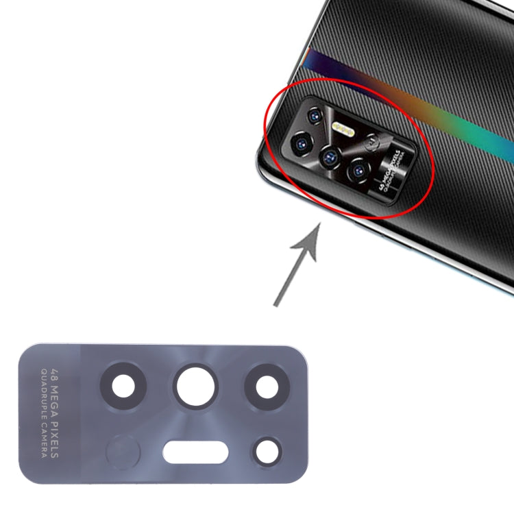 For Tecno Pova 2 LE7 10pcs Back Camera Lens