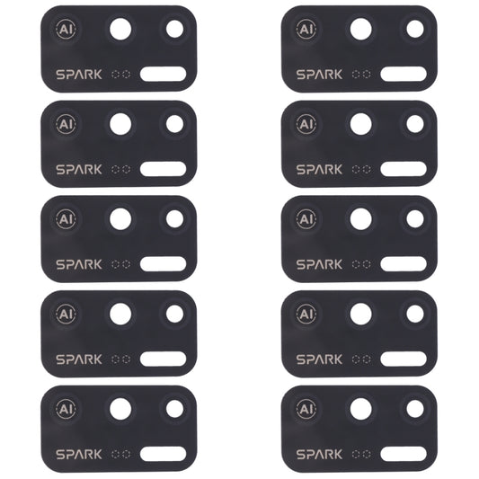 Lot de 10 lentilles de caméra arrière pour Tecno Spark 5 Air KD6a