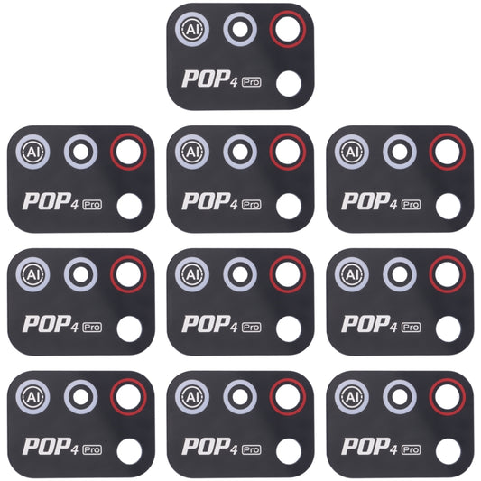 Lot de 10 lentilles de caméra arrière pour Tecno Pop 4 Pro