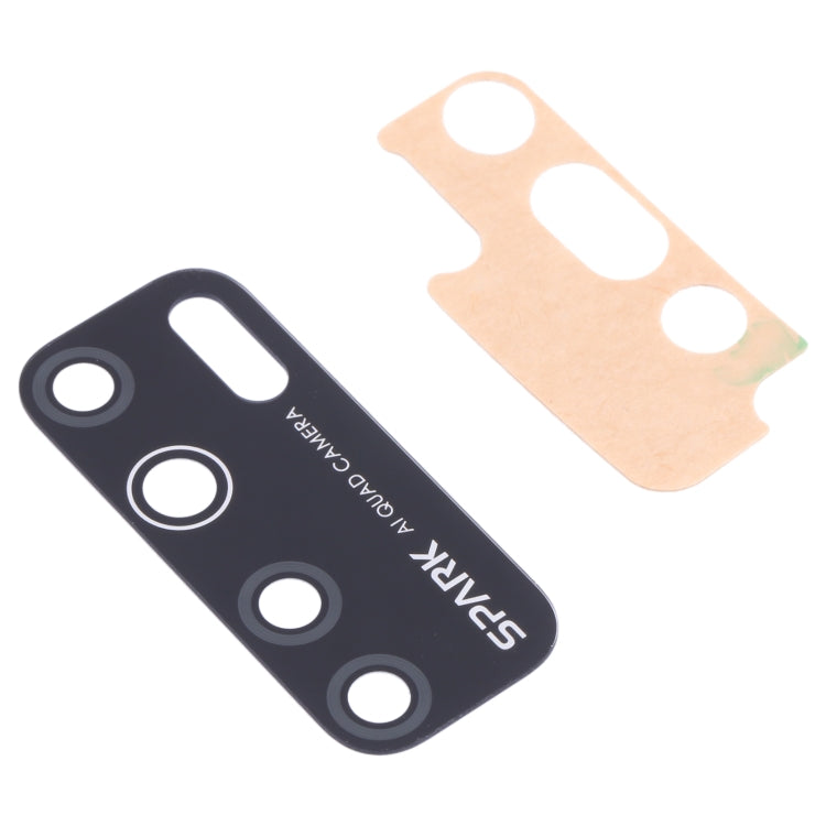 Lot de 10 lentilles de caméra arrière pour Tecno Spark 5 / Spark 5 Pro KE5, KD7
