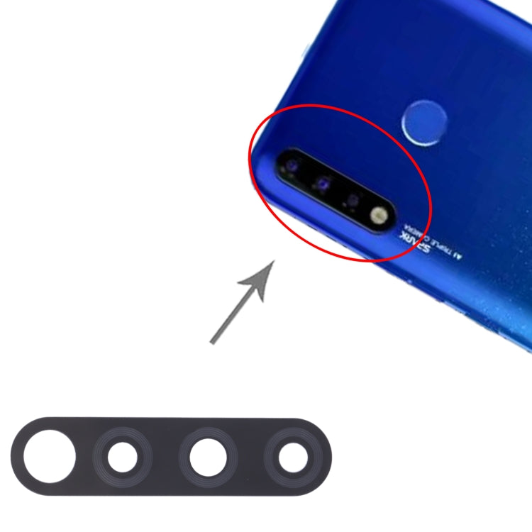 For Tecno Spark 4 KC8 10pcs Back Camera Lens
