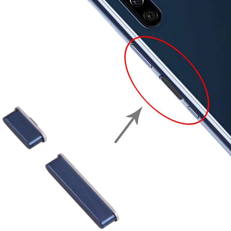 Botón de encendido y control de volumen para Sony Xperia 5, para Sony Xperia 5 (morado), para Sony Xperia 5 (azul), para Sony Xperia 5