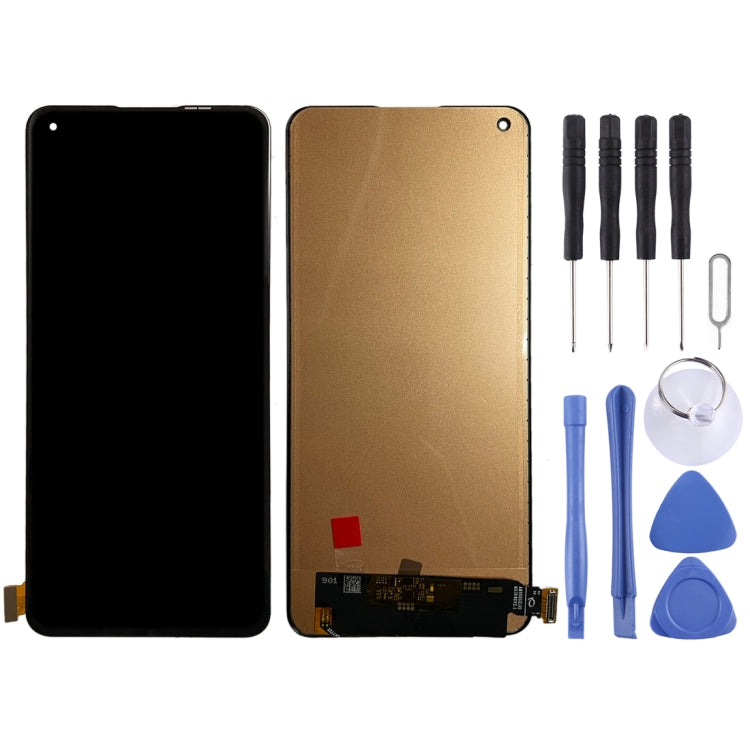 Pantalla LCD TFT para OnePlus 8T con digitalizador completo, sin identificación de huellas dactilares.