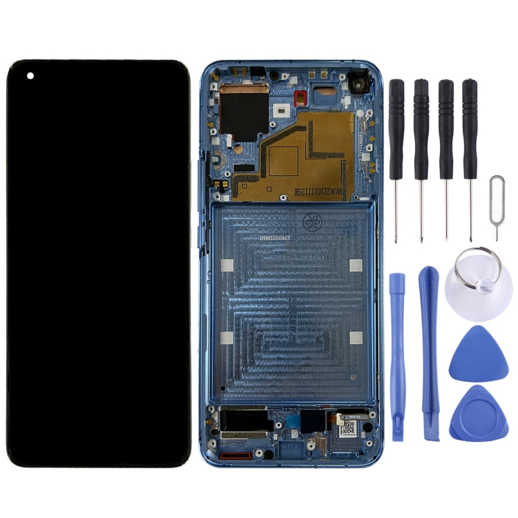 Pantalla LCD y digitalizador originales (ensamblaje completo con marco) para Xiaomi Mi 11 M2011K2C, M2011K2G, Mi 11 (original), Mi 11 (original)