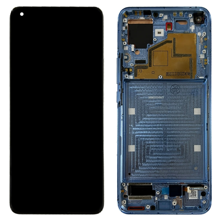 Pantalla LCD y digitalizador originales (ensamblaje completo con marco) para Xiaomi Mi 11 M2011K2C, M2011K2G, Mi 11 (original), Mi 11 (original)