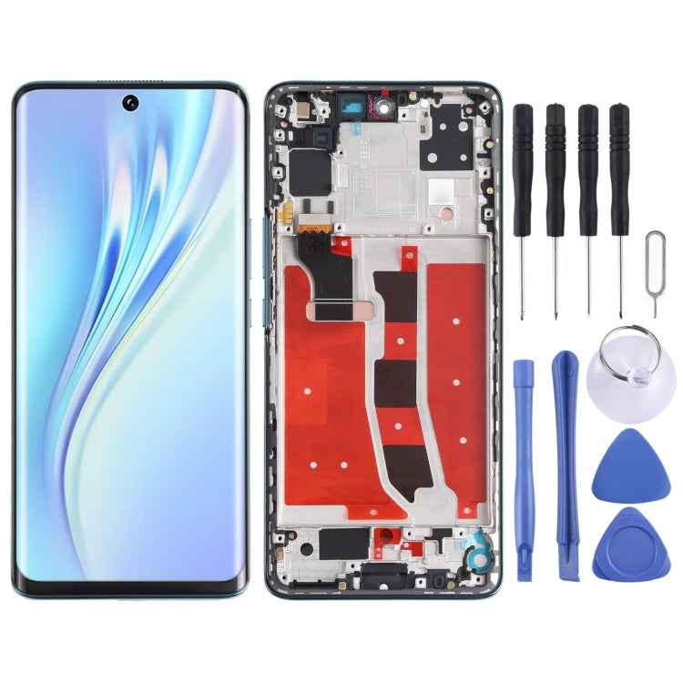 Original LCD Screen and Digitizer Full Assembly with Frame for Honor V40 Lite