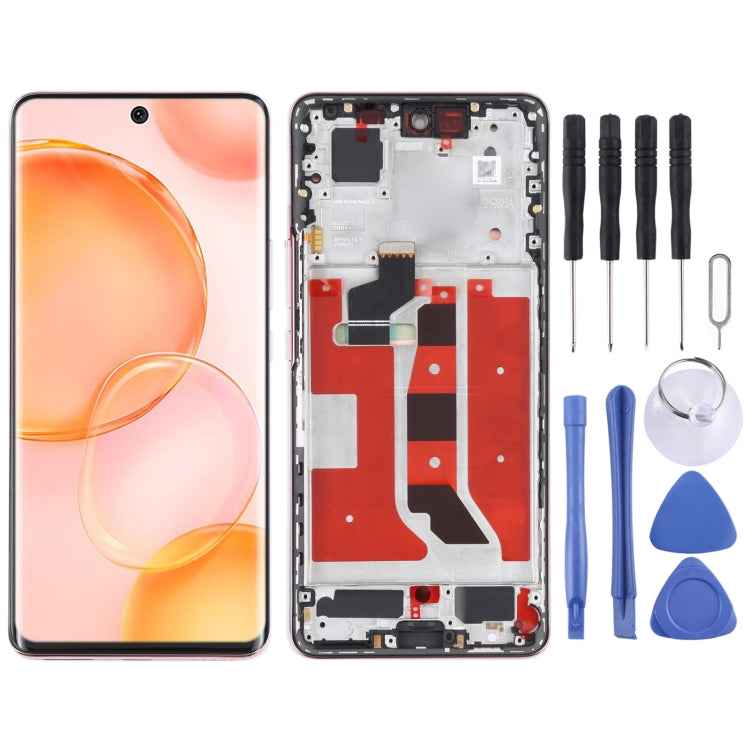 Original LCD Screen and Digitizer Full Assembly with Frame for Honor 50